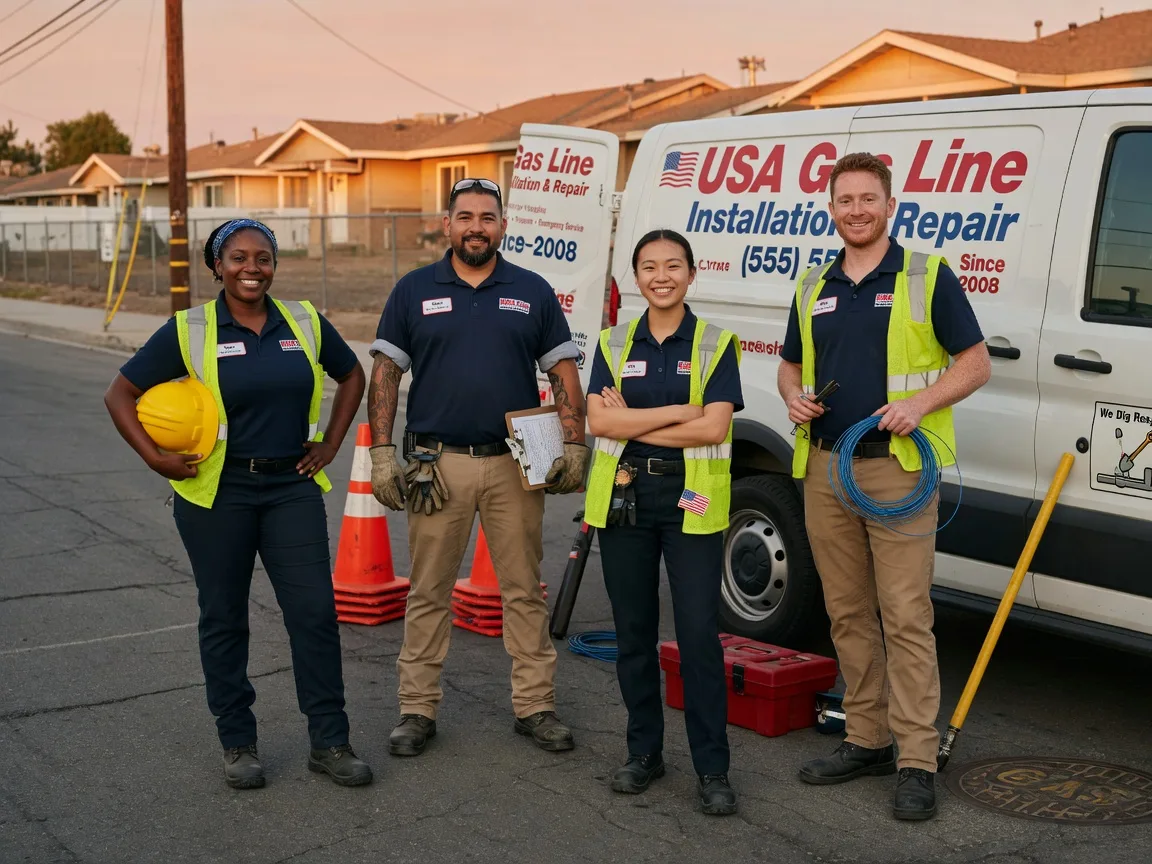 Gas Line Installation company in Herrick Center, PA